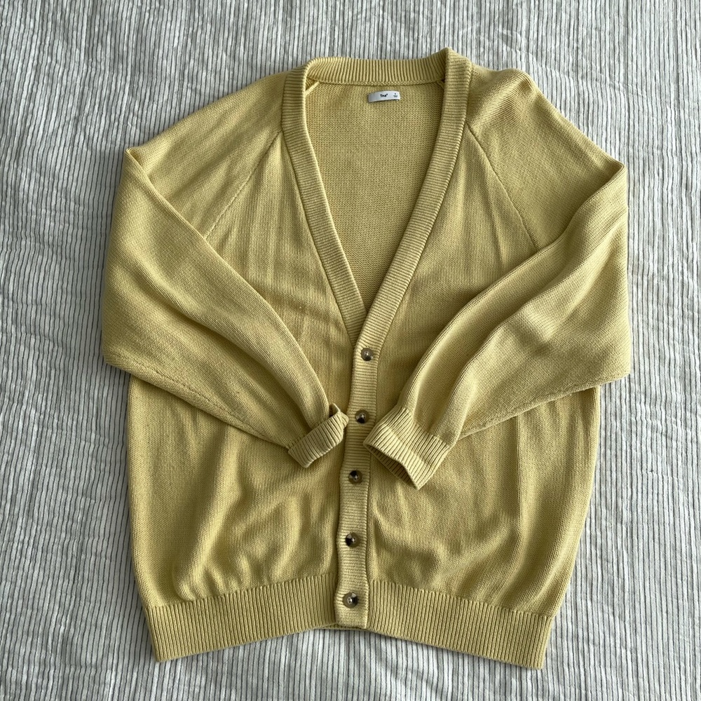 TNA Light Yellow Cardigan